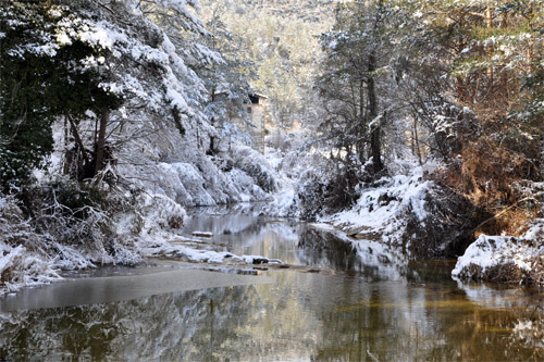 Nevada en la Riera de Merl&eacute;s